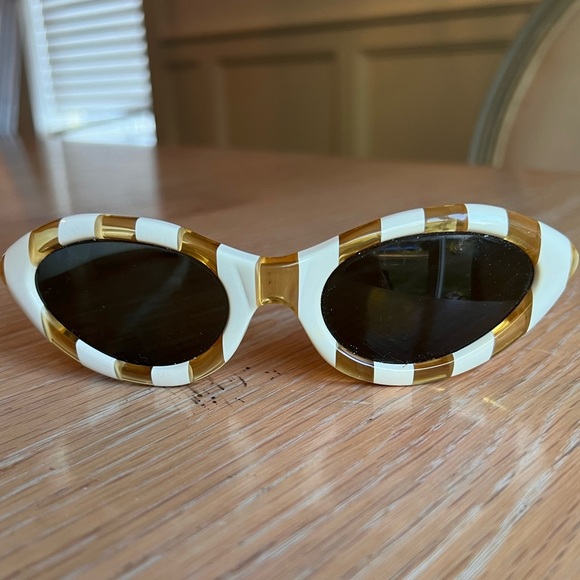 Trifari vintage RARE 1960's Op art sunglasses - Picture 1 of 9